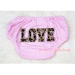 Leopard LOVE Print Light Pink Panties Bloomers with Various Bow BL45 