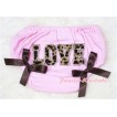 Leopard LOVE Print Light Pink Panties Bloomers with Various Bow BL45 