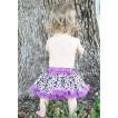 Dark Purple Leopard New Born Pettiskirt N43 