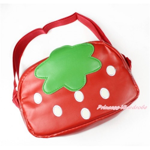 Strawberry Cute Kids School Zipper Cross Shoulder Bag CB118 