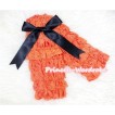 Halloween Orange Lace Leg Warmers Leggings with Various Ribbon LG135 