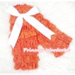 Halloween Orange Lace Leg Warmers Leggings with Various Ribbon LG135 