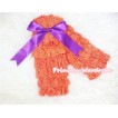 Halloween Orange Lace Leg Warmers Leggings with Various Ribbon LG135 