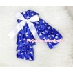 Patriotic Star Lace Leg Warmers Leggings with Various Ribbon LG138  