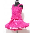 Bright Pink Pettiskirt with Matching Bright Pink Ruffles Tank Tops MR40 